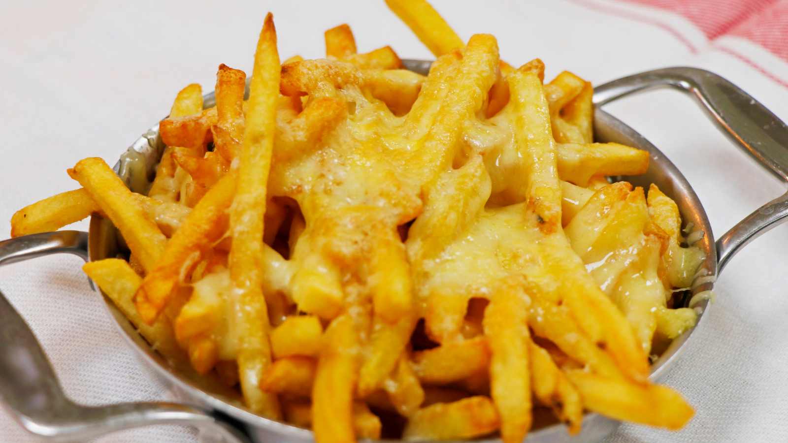 French Fries and Cheese Sauce