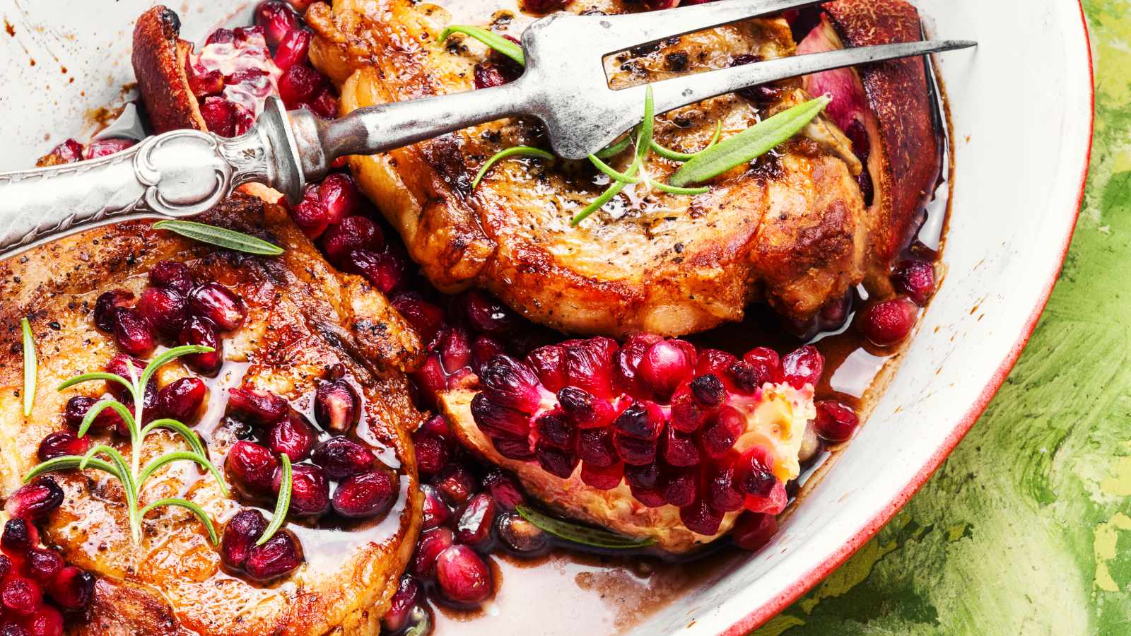 Steak and Pomegranate