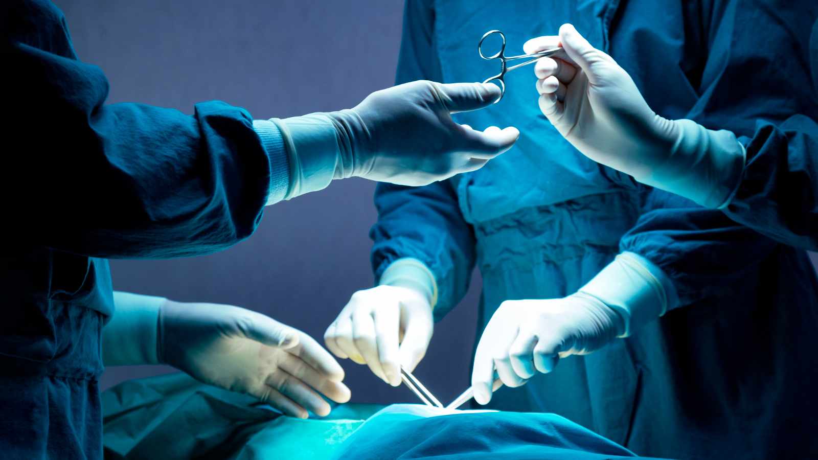 Surgery in progress