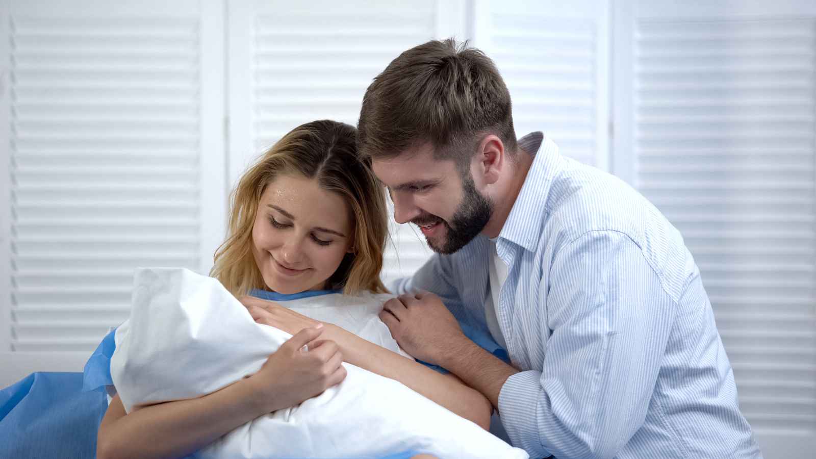 couple with newborn