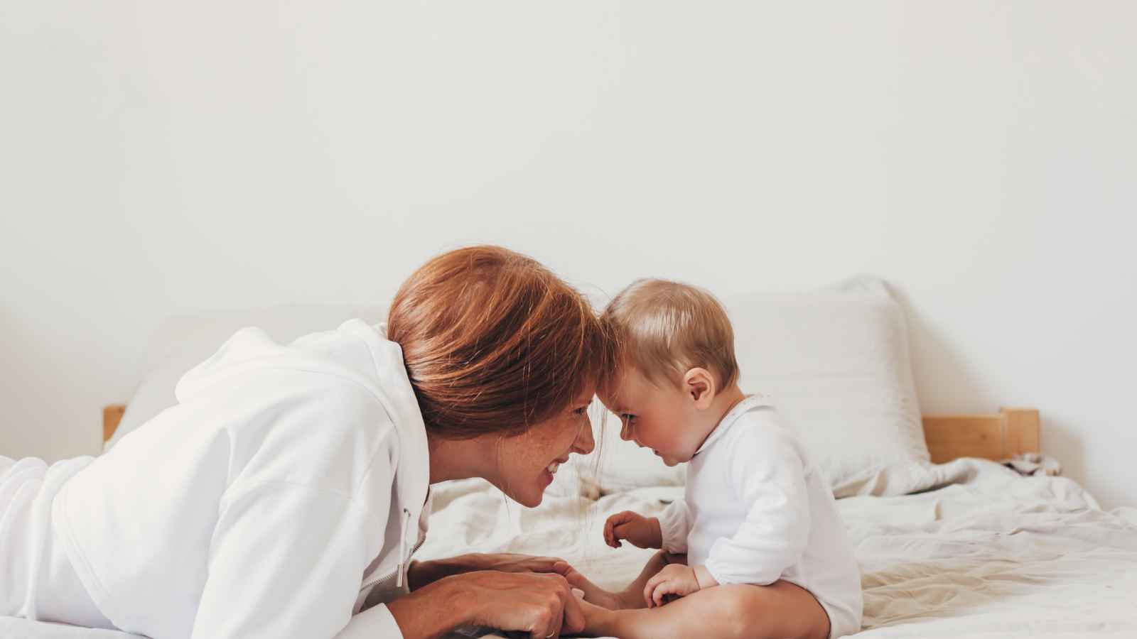 woman playing with baby 1