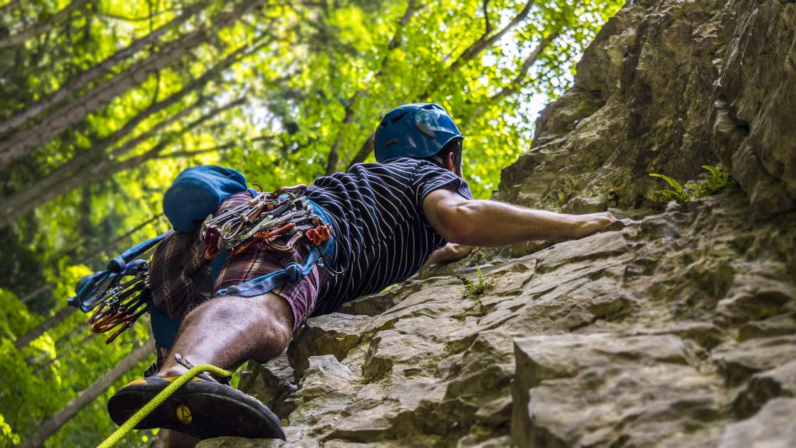 Rock climbing