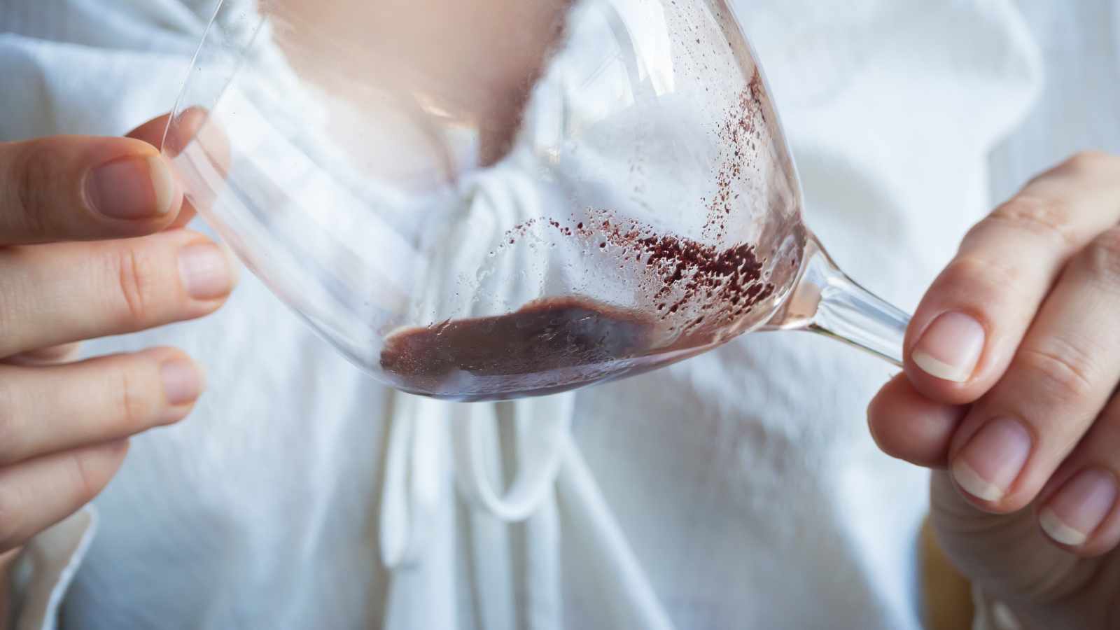 Yeasty sediments of wine