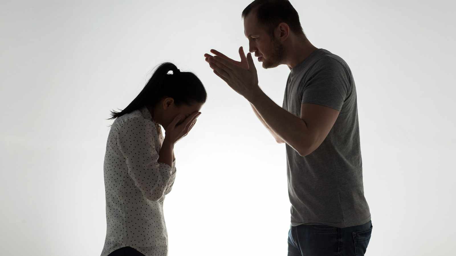 Man and woman in an argument