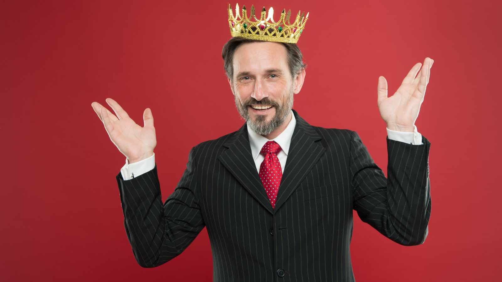 man feeling superior