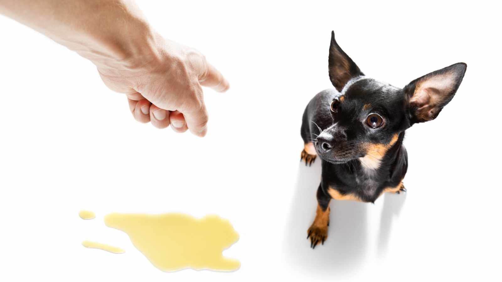 Dog messing the house
