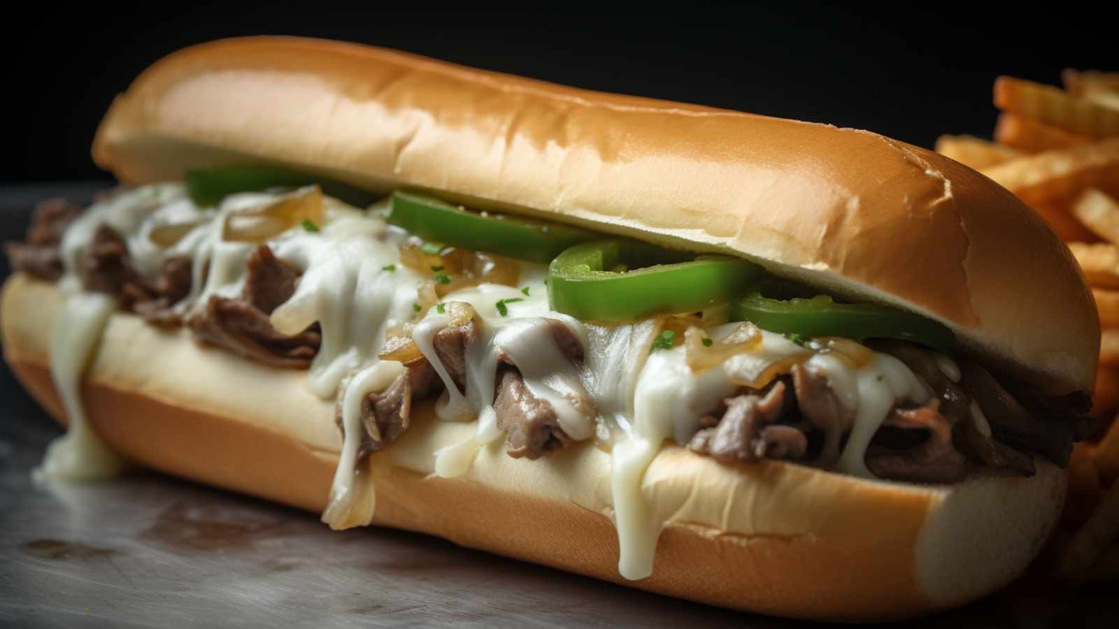 Subway steak and cheese