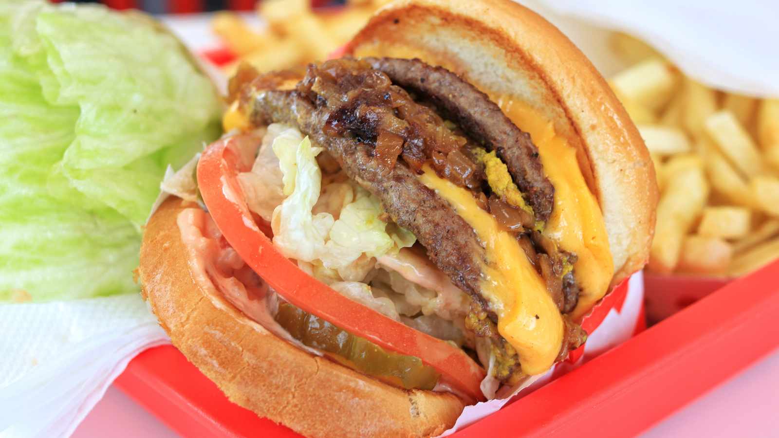 The Double Double From In N Out Burger