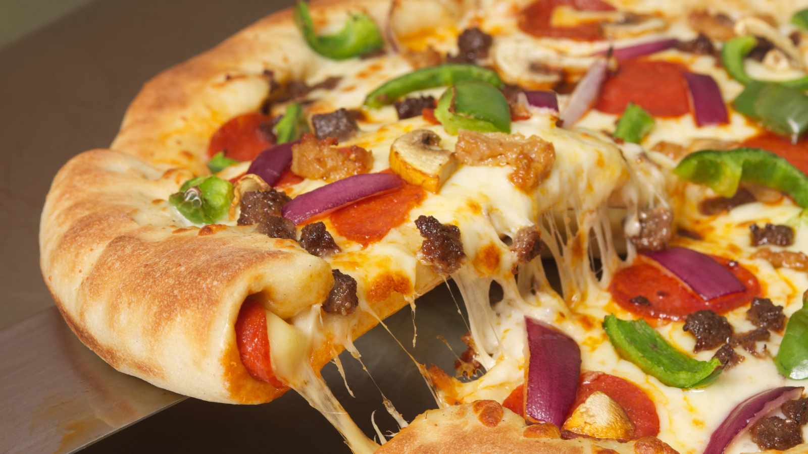 The Pizza Hut Stuffed Crust Pizza