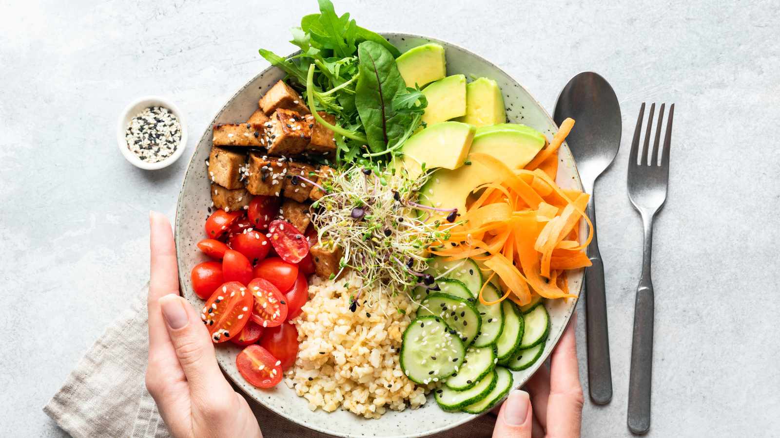 Buddha bowl salad