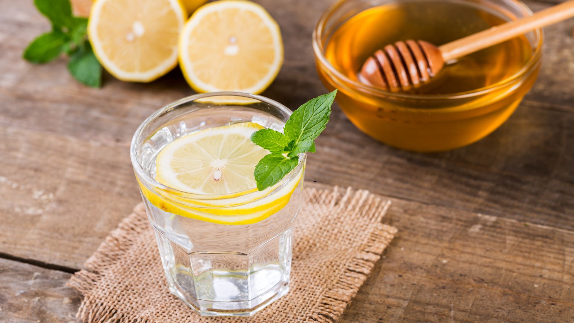 Honey and water