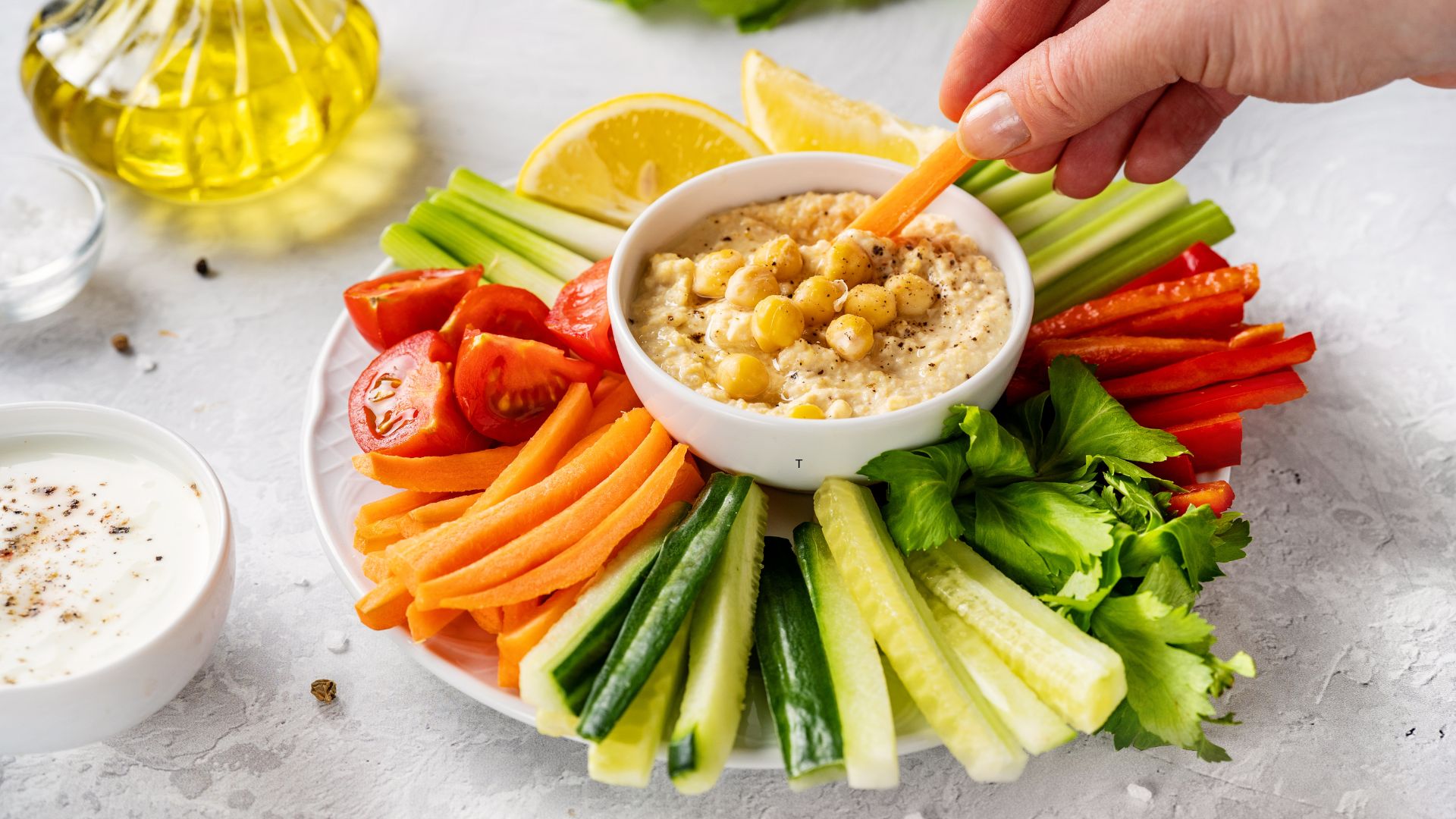 Hummus platter
