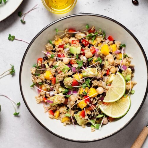 Quinoa and sauerkraut