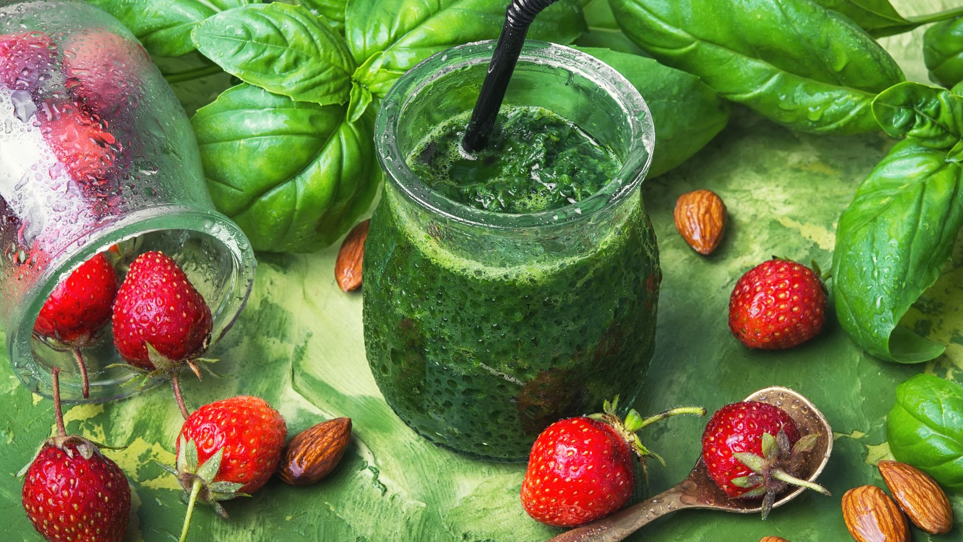 Spinach and berry