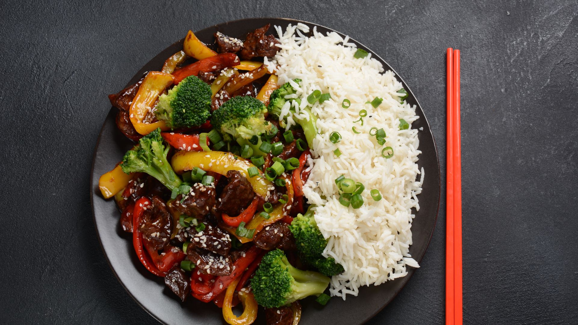 Beef and broccoli rice