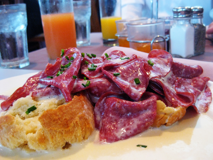 Creamed chipped beef