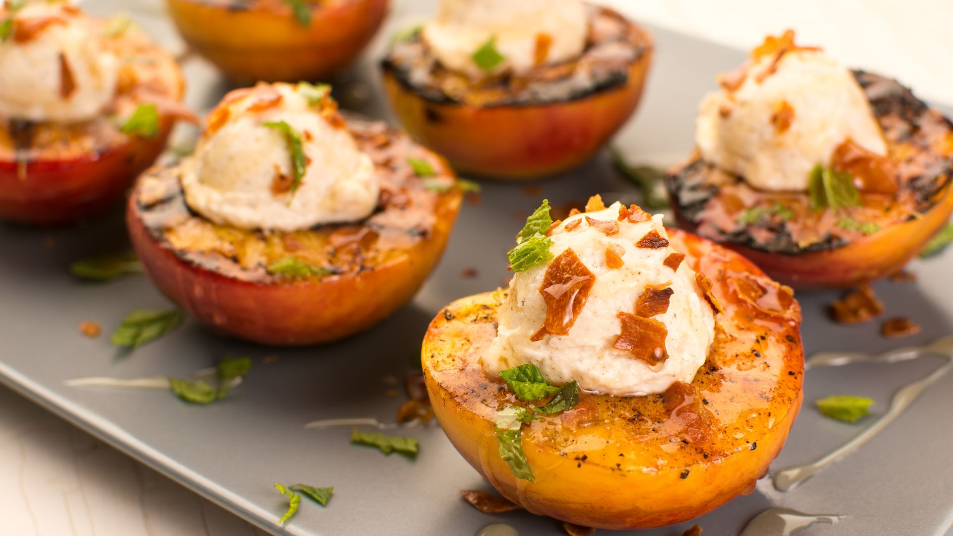 Peach Caprese Plate