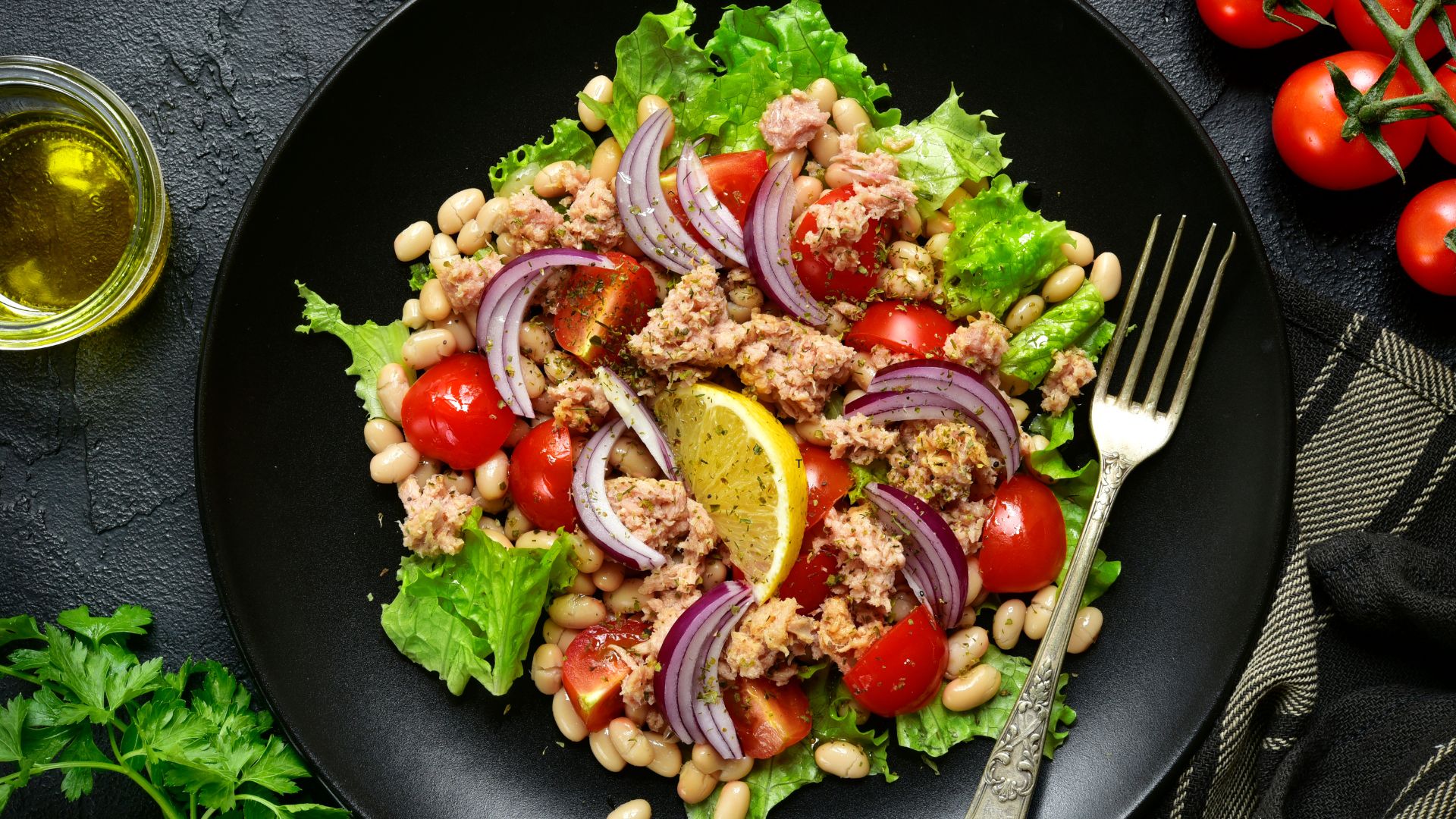 Tuna white bean salad