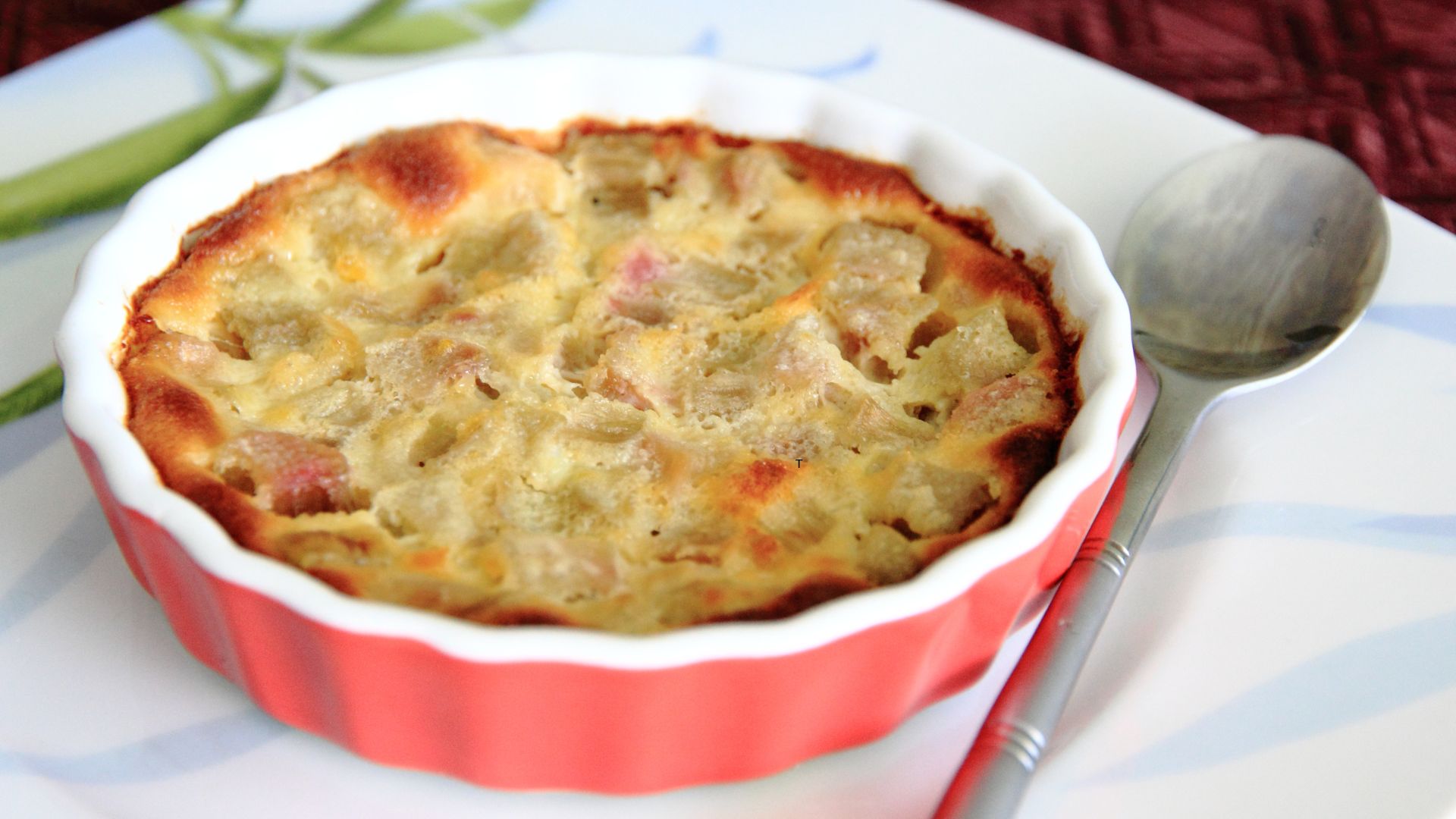 rhubarb clafoutis