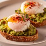 Avocado Toast With Poached Eggs
