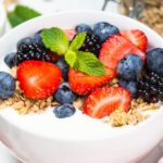Greek Yogurt With Fresh Berries And Nuts