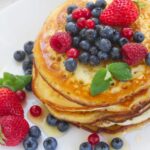 Whole Grain Pancakes With Fresh Fruit